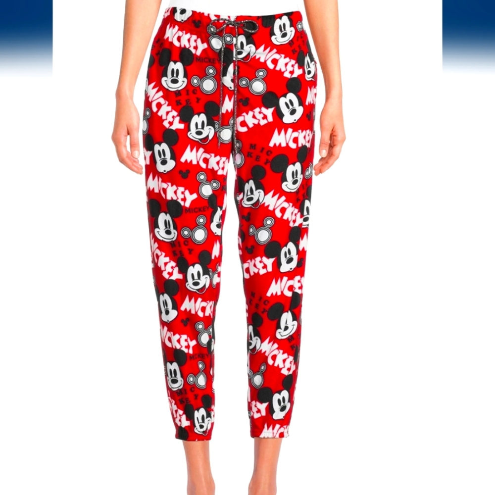Women's Disney Mickey Mouse Sleep Joggers, Size 16-18 XL